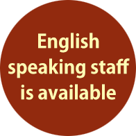 English-speaking staff is available